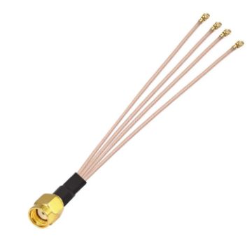 IPX to RPSMAJ RG178 Pigtail WIFI Antenna Extension Cable Jumper - 1