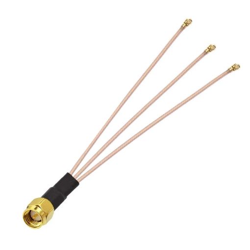 IPX to SMAJ RG178 Pigtail WIFI Antenna Extension Cable Jumper (20cm) - 1