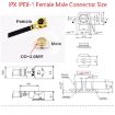 IPX to SMAK RG178 Pigtail WIFI Antenna Extension Cable Jumper - 3