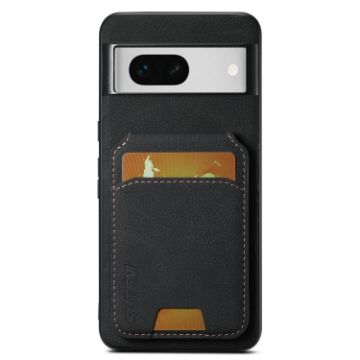 Google Pixel 8a Suteni H02 Litchi Leather Card Wallet Stand Back Phone Case - 1
