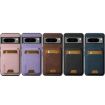 Google Pixel 6a Suteni H02 Litchi Leather Card Wallet Stand Back Phone Case - 6