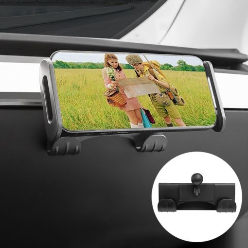 Tesla Model 3/Y Co-pilot Glove Box Hook Phone Tablet Holder - 1