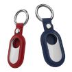Samsung Galaxy SmartTag 2 Leather Keychain Protective Case - Deep Blue - 3
