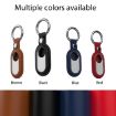 Samsung Galaxy SmartTag 2 Leather Keychain Protective Case - Deep Blue - 4