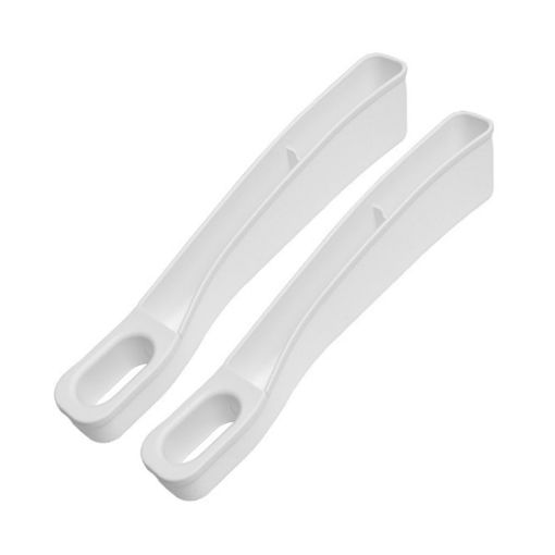 Tesla Model 3/Y 2pcs/Set Car Seat Gap Storage Box - White - 1