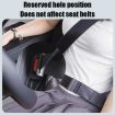 Tesla Model 3/Y 2pcs/Set Car Seat Gap Storage Box - White - 5