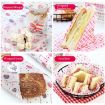 50 Sheets Heart Food Wrapping Paper - Waterproof Grease Proof Liners - 6
