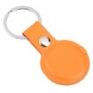 Orange AirTag Leather Case - Shockproof & Anti-scratch - 3
