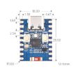 Waveshare 2.4GHz ESP32-C3 Mini Development Board - Single-core Processor - 4