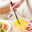 Picture of 5pcs Household Mini Whisk With Small Spoon Kitchen Multifunctional Stirring Stick (White)