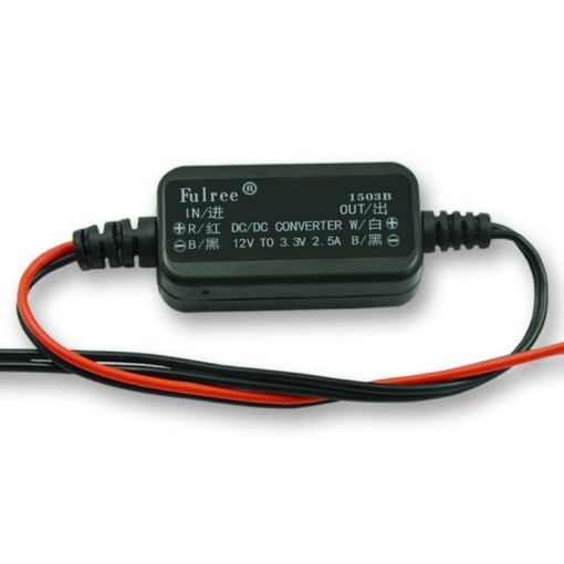Fulree 12V to 3.3V 2.5A Vehicle Power Supply Converter - 1