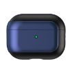 AirPods Pro 2 Electroplated Leather Texture Case - Navy Blue - 2
