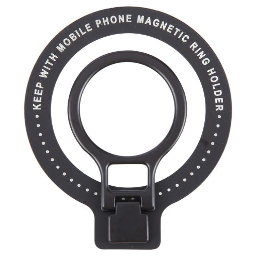 CPS-050 Adhesive MagSafe Magnetic Ring Phone Holder - Black - 1