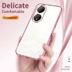 Transparent Purple Plating Phone Case for vivo Y100/Y100A - 5