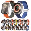 Apple Watch Series 6 44mm Carbon Fiber Magnetic Silver Buckle Watch Band - 8