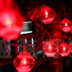 Picture of 1.5m 10 Light New Year Chinese Red Lantern LED Lights (Flush Lantern)