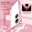 Transparent Plating Phone Case for vivo Y100/Y100A - Fine Hole Design - 6