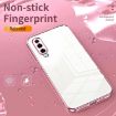 Huawei P30 Transparent Plating Fine Hole Phone Case - Gold - 4