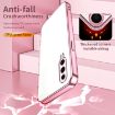 Huawei P30 Transparent Plating Fine Hole Phone Case - Gold - 6