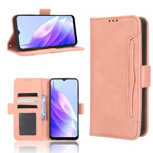 Blackview A52/A52 Pro Leather Phone Case - Pink - 1