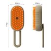 Rechargeable Pet Electric Spray Comb Grooming Brush (White) - 4
