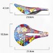 ENLEE E-ZD412 Carbon Fiber Mountain Bike Saddle Skull Style - 5