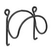 Black Iron Wall Mounted Towel Rack & Wine Stand Shelf - 1