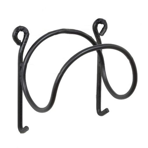 Black Iron Wall Mounted Towel Rack & Wine Stand Shelf - 1