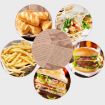 Deli Greaseproof Paper Baking Wrapping Paper 500 Sheets - 25 x 25cm Brown - 6
