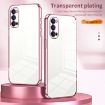 OPPO Reno4 Transparent Plating Phone Case - Fine Hole Design - 2