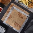 Deli Greaseproof Paper Baking Wrapping Paper 500 Sheets - 22 x 22cm Brown - 2