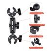 Crab & Motorcycle Clamps Handlebar Selfie Stick - 4