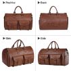 Large Capacity Foldable Travel Duffel Bag with Shoe Compartment - 3