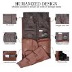 Large Capacity Foldable Travel Duffel Bag with Shoe Compartment - 5