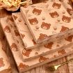 Bear Pattern Greaseproof Paper Baking Wrapping Paper 20x20cm - 3