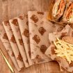 Bear Pattern Greaseproof Paper Baking Wrapping Paper 25x25cm - 2