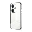 OPPO K11 Transparent Plating Fine Hole Phone Case - Silver - 1