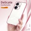 OPPO K11 Transparent Plating Fine Hole Phone Case - Silver - 5
