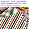 Striped Baking Greaseproof Paper Food Placemat Paper - Pink - 3