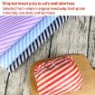 Striped Baking Greaseproof Paper Food Placemat Paper - Pink - 4