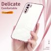 OPPO A91 Transparent Plating Fine Hole Phone Case - Silver - 5