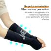 Picture of 1pair Volleyball Arm Sleeves Passing Forearm Guard with Protection Pad and Thumbhole, Spec: Adult White