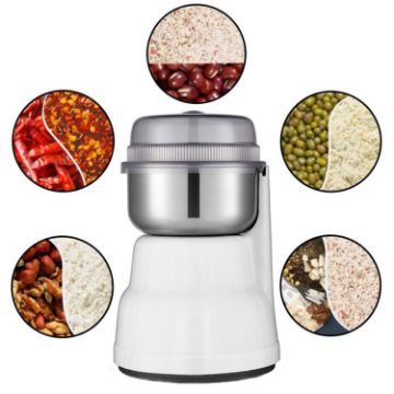 Picture of Household Coffee Grain Grinding Machine Crusher Grinder, Spec: UK Plug (White)