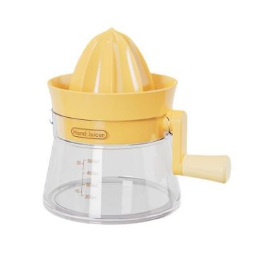 Picture of Household Manual Juicer Kitchen Hand Crank Fruit Extractor (Yellow)