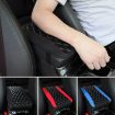PU Leather Car Armrest Cover 32x19cm (Black) - 2
