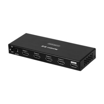 Picture of Measy SPH104 1 to 4 4K HDMI 1080P Simultaneous Display Splitter (EU Plug)
