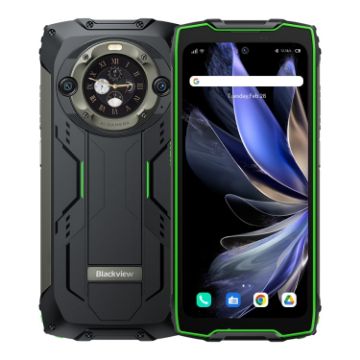 Picture of Blackview BV9300 Pro, 8GB+256GB, IP68/IP69K/MIL-STD-810H, 6.7 inch + 1.32 inch Android 13 MediaTek Helio G99 Octa Core, Network: 4G, NFC, OTG (Green)