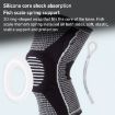 Picture of Dual Spring Support Silicone Sports Brace Fitness Protective Pads, Specification:M Size (Grey)