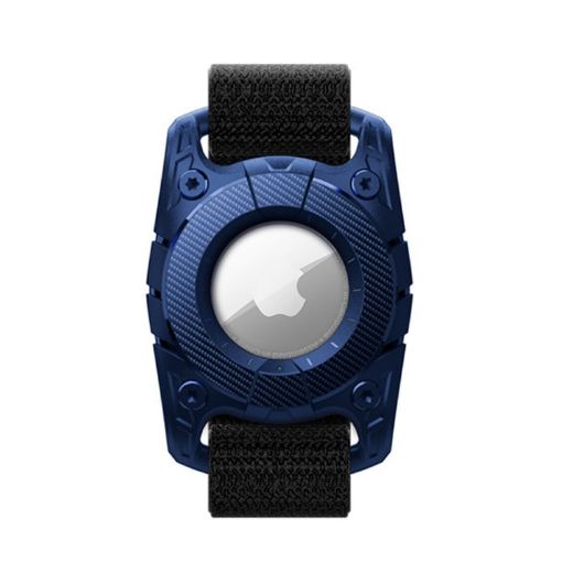 Royal Blue Airtag Watch Band Waterproof Case - IP67 Grade - 1