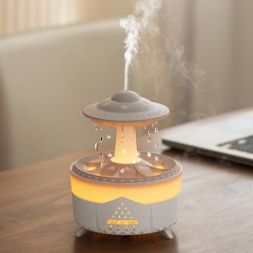 UFO Water Drop Aromatherapy Humidifier - AU Plug (White) - 1